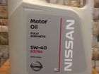 Nissan 5w-40 синтетическое масло 5 литров