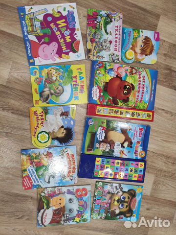 Детские книги Развивающие, музыкальные книжки