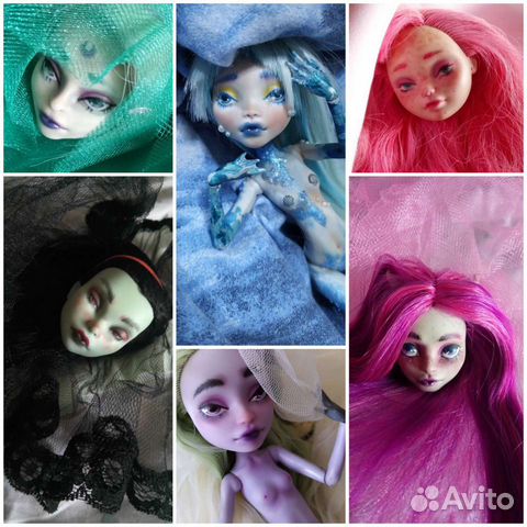 Ооак на куклах monster high, ever after high