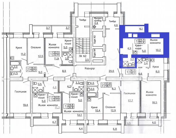 Квартира-студия, 28 м², 1/12 эт.