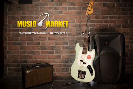 Бас гитара Fender Squier Classic + Аксессуары