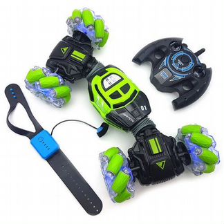 Трюковая машинка-перевертыш «Skidding Car Green» с