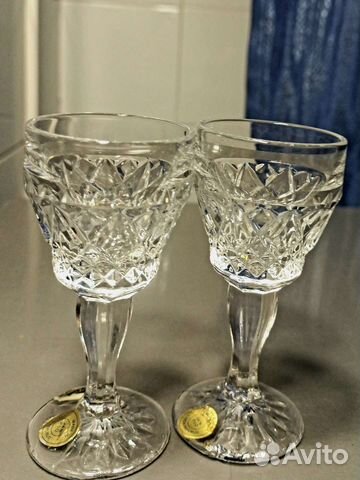 Хрустальные фужеры- Чехия