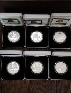 Монеты Казахстана из серии Спорт