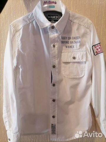 Рубашка/сорочка для школы Wanex р. 122