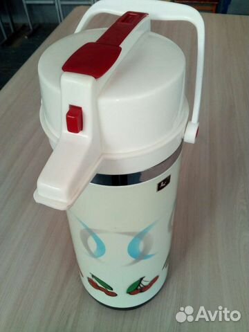 Термос с помпой, 2 литра