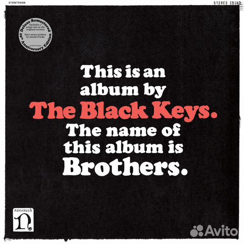 Виниловая пластинка The Black Keys - Brothers (Del