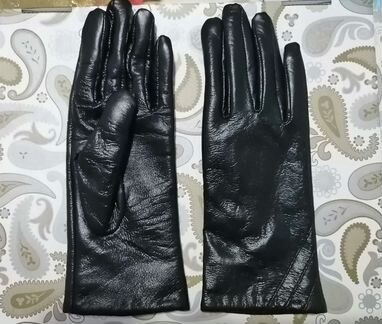 Перчатки кожаные женские