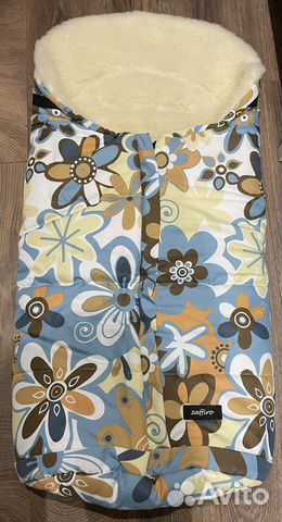 Конверт мешок меховой в коляску Womar Zaffiro