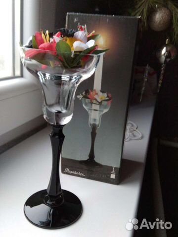 Подсвечник стекло