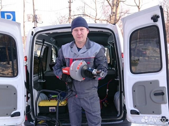 Устранение засоров Прочистка канализации