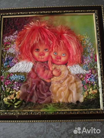 Вышивка лентами картины