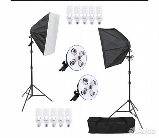 Студийный свет (софтбоксы) и хромокей аренда