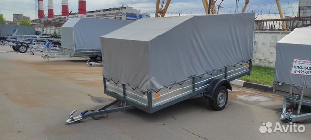 Прицеп легковой 3.5х1.5 с тентом. Славич