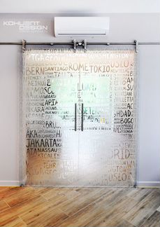 Перегородка стеклянная