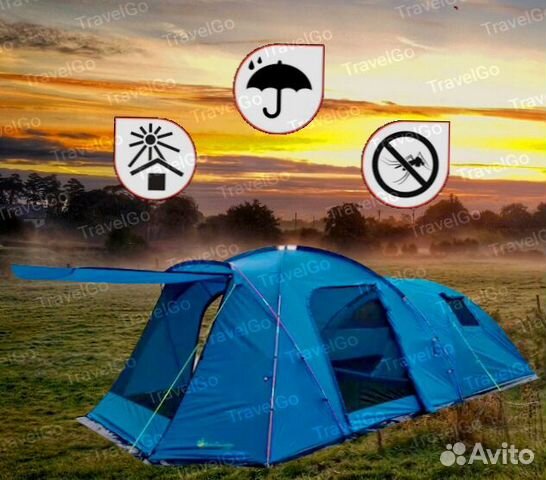 Палатка 4 местная