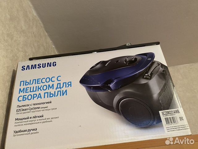 Пылесос Samsung sc20m251awb синий