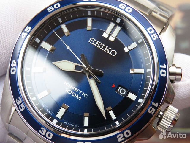 Часы Seiko (Сейко) Kinetic CS Sports Hardlex