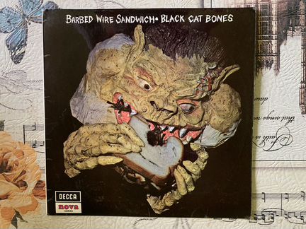 Black Cat Bones - Barbed Wire Sandwich, 1st LP, UK