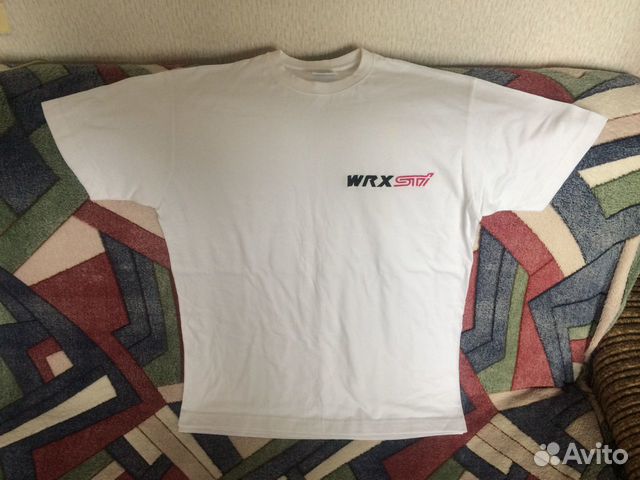 Футболка мужская subaru wrx sti 46-48 (M) Новая