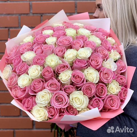 Букет 101 Роза Кемерово