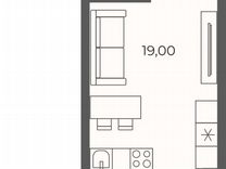 Квартира-студия, 24 м², 16/26 эт.