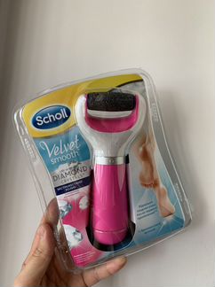 Электрическая Пилка для ног пяток scholl velvet