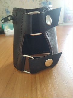 Браслет-кошелёк из натуральной кожи