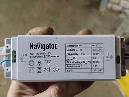 Navigator nd-p30-ip20-12v блок питания