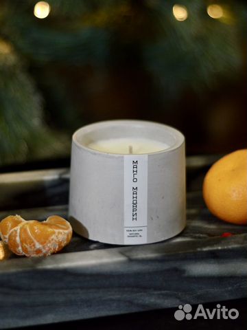 Соевые свечи, Аромасвечи, Свечи в гипсе