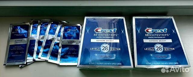 Полоски для отбеливания зубов Crest 28 Level