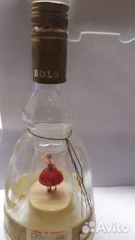 Бутылка коллекционная gold ligueur bois ballerina