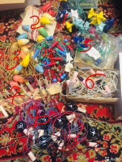 Ёлочные гирлянды,Светильник камелёк СССР