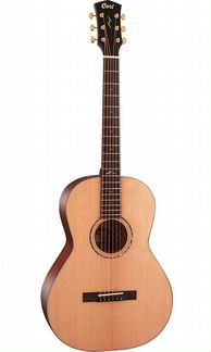 Гитара Parlor массив с кейсом Cort Gold-P6 NA