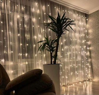 Гирлянды - шторы, занавес