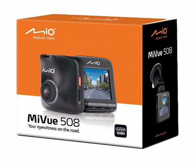Новый видеорегистратор Mio MiVue 508 уг. обз.170