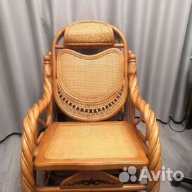 Кресло качалка плетеное