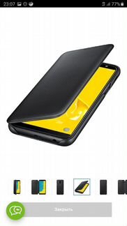 Чехол samsung Flip Wallet Cover для Galaxy J6