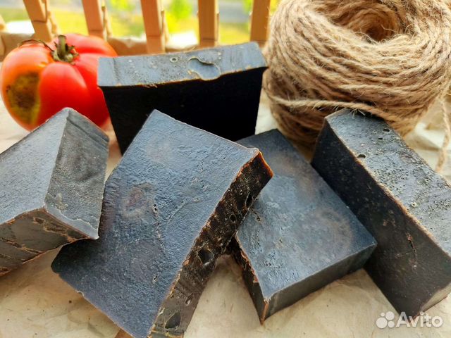 Натуральное мыло, шампунь дегтярный, с нуля