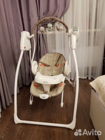 Кресло качели graco swing n bounce