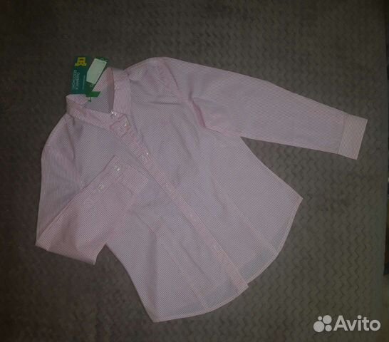 Новая Блузка школьная р.122-128 Бенитон