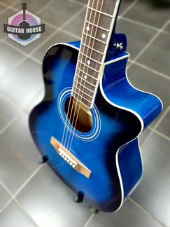 Акустическая гитара Новая Синяя