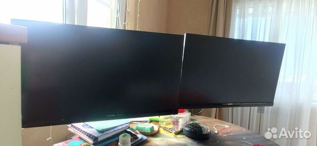 Мониторы 2шт philips 27 за 1 шт