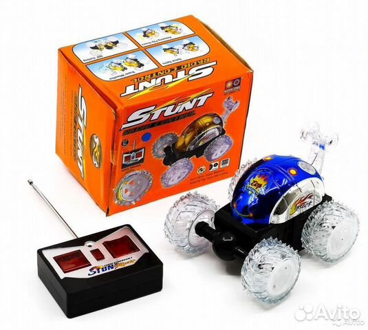 Трюковая машинка перевертыш на пульте Stunt