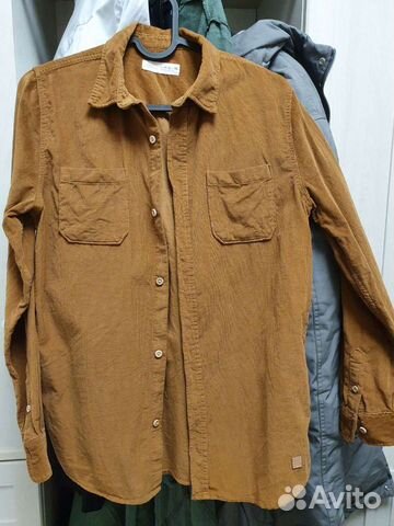 Рубашка Zara вельветовая на мальчика 152