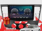 Магнитола Android + SIM на Sonata 2008-2010 TS18