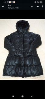 Зимнее пальто для девочки 158
