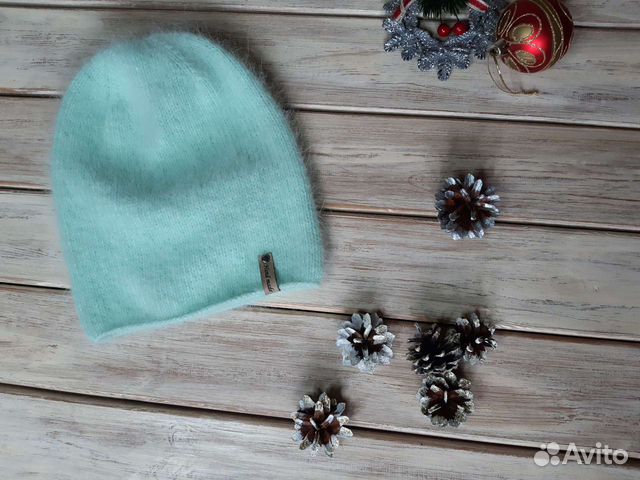 Шапочка из пуха норки