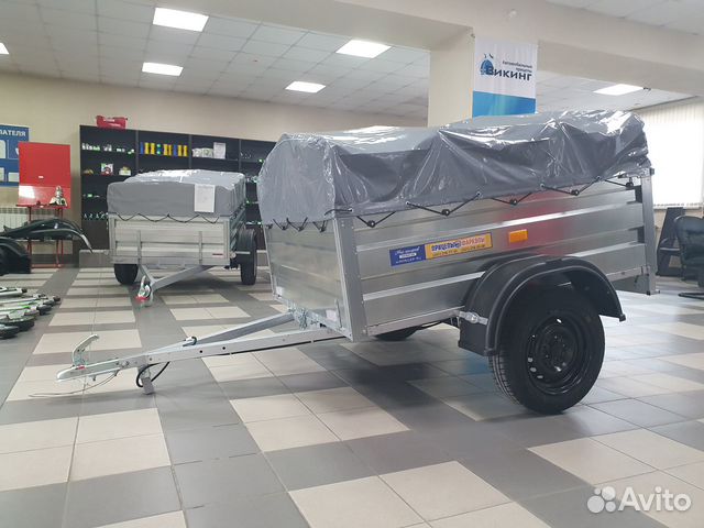 Прицеп Титан 1713 05 с тентом 350 мм