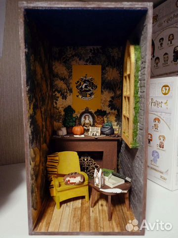 Книжная вставка-светильник: Гарри Поттер